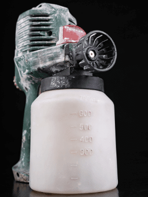 How to clean a handheld paint sprayer